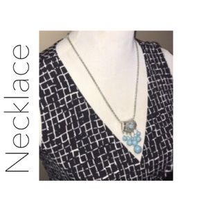 Turquoise and silver necklace